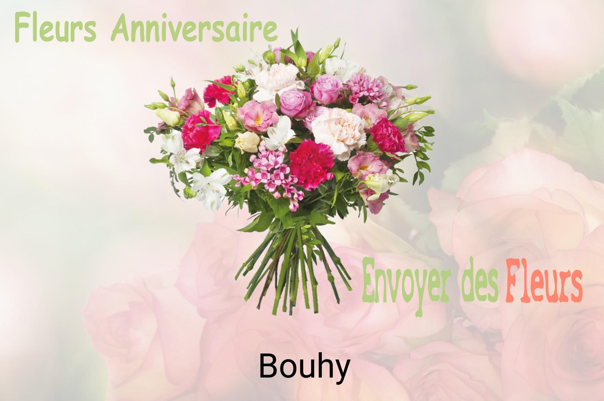 Bouquet de fleurs d’anniversaire livré à Bouhy